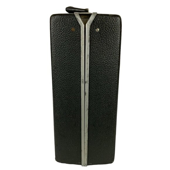 Samsonite Hard Shell Briefcase Document Case 18x12x5 Black Vintage NO KEY - Picture 8 of 11